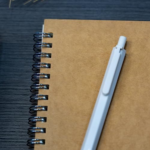 10 inch x 7.5 inch, 100GSM, Blank Spiral Notebook, 1-Pack, Soft Cover, Sketch book, 100 Pages / 50 Sheets, with writing backboard, (Brown) - Image 6