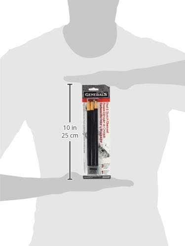 Peel & Sketch Charcoal Pencils 3/Pkg- - Image 3